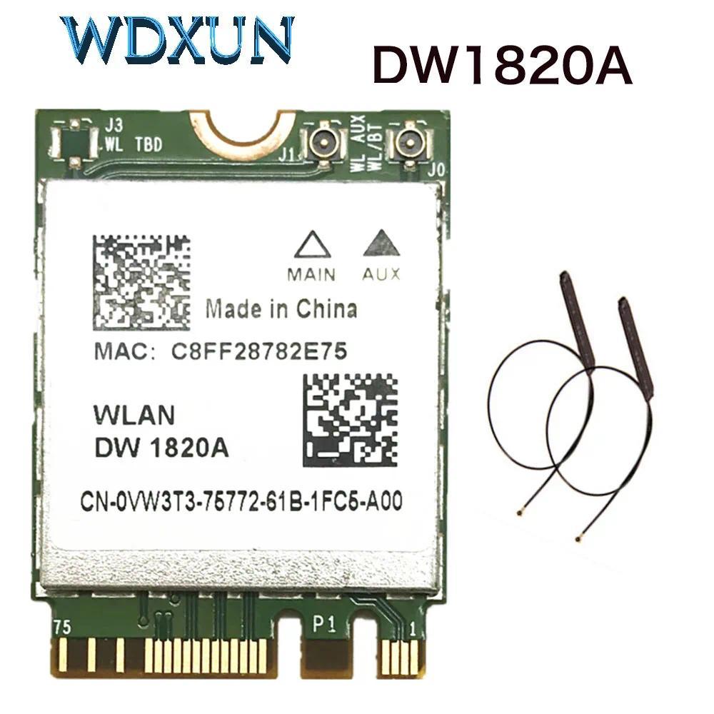 WiFi CARD  DW1820A 80211AC 867Mbps bcm94350 M2 NGFF wifi card WiFi WirelessBetter than bcm94350ZE BC