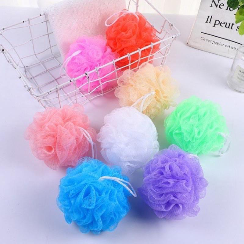 (TOS) spons mandi busa mini / spons shower busa / spons mandi jaring shower