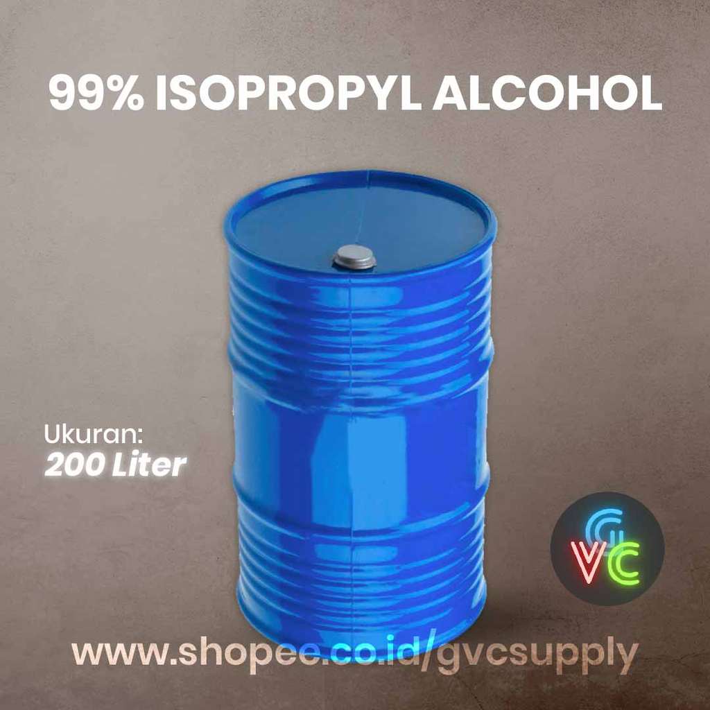 Isopropyl Alkohol 99% 200 Liter - GVCSupply - Alkohol Isopropil / IPA