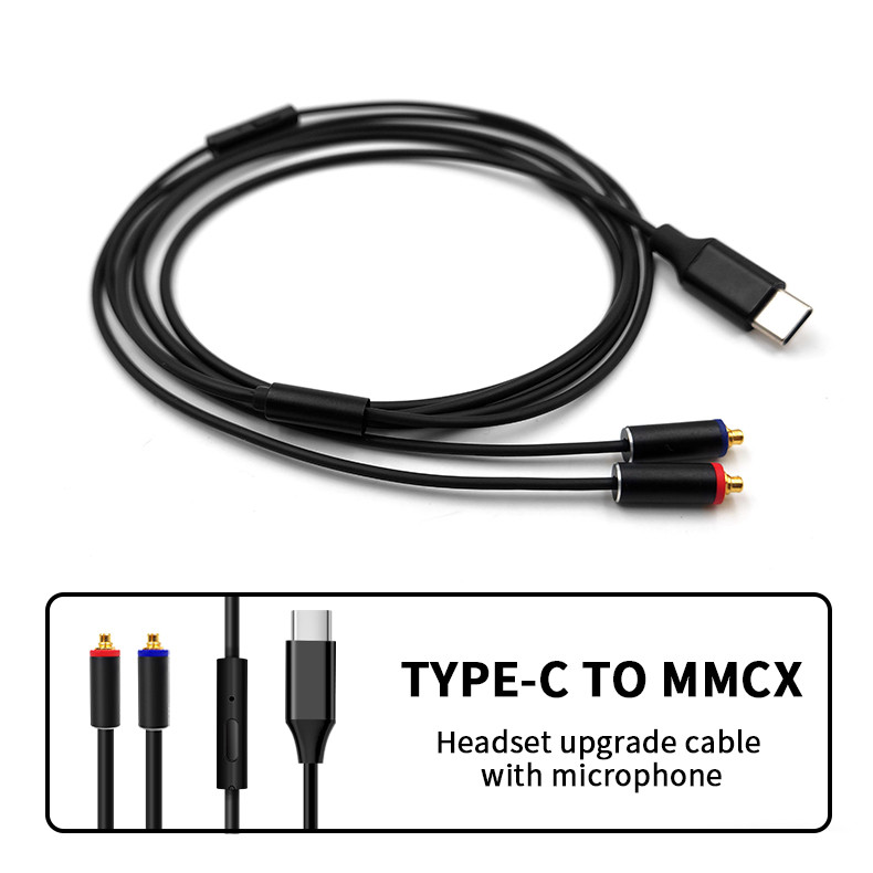 Type-C To MMCX For SE215 SE315 SE425 SE846 SE535 Earphones Replaceable Headset Cable