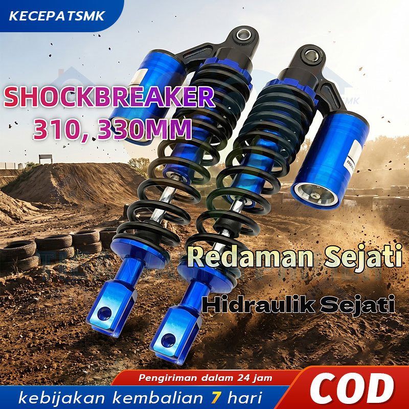 TWPR Shockbreaker Motor Matic KTC Tipe EVO 270MM 290MM 310MM 330MM Tabung Atas Adjustable Untuk Mio 