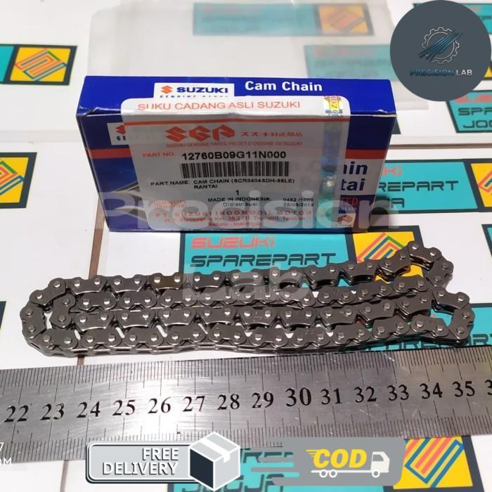 Suzuki Parts 12760B09G11N000 Cam Chain / Rantai Kamprat Suzuki Smash 110 Ori - Not Specified