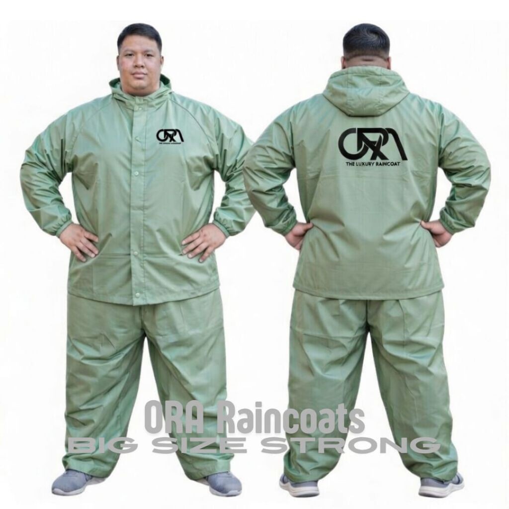 ORA JAS HUJAN SUPER JUMBO PVC KARET TEBAL KUAT ELASTIS