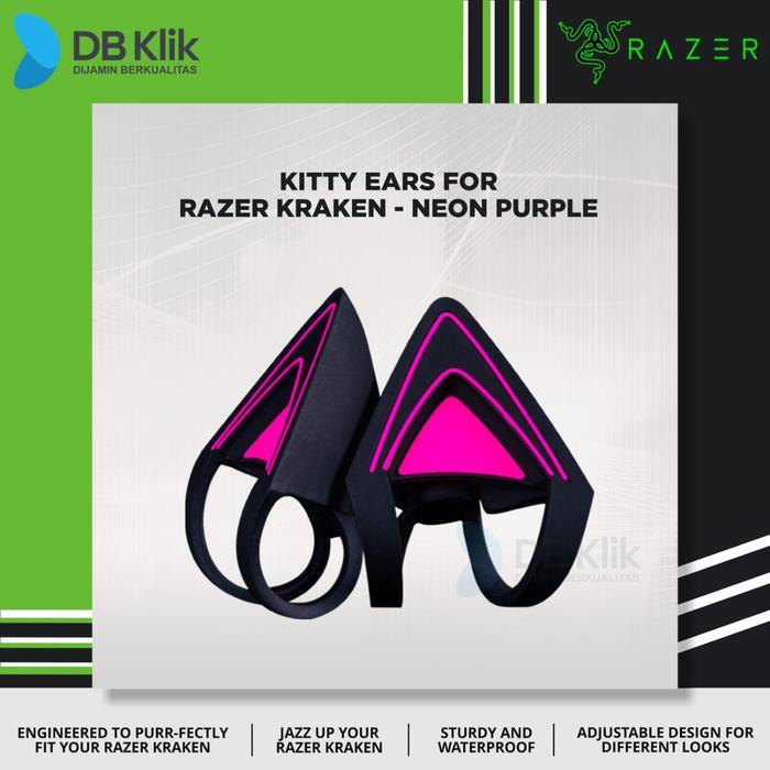KITTY Ears For RAZER Kraken Headset - KITTY Ears for RAZER Kraken - Neon Purple