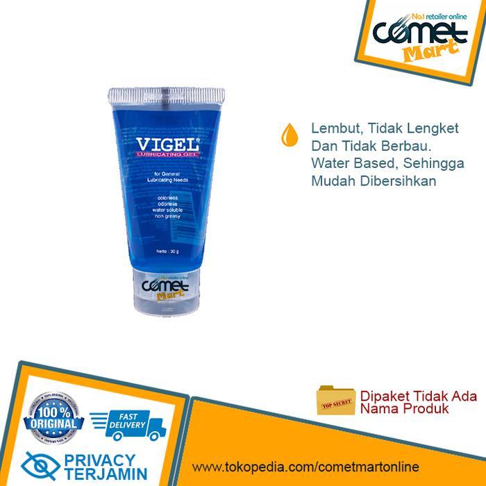 VIGEL LUBRICANT GEL. Lubrican Pelumas Pelicin - 30 gr * kumbaraid9 *