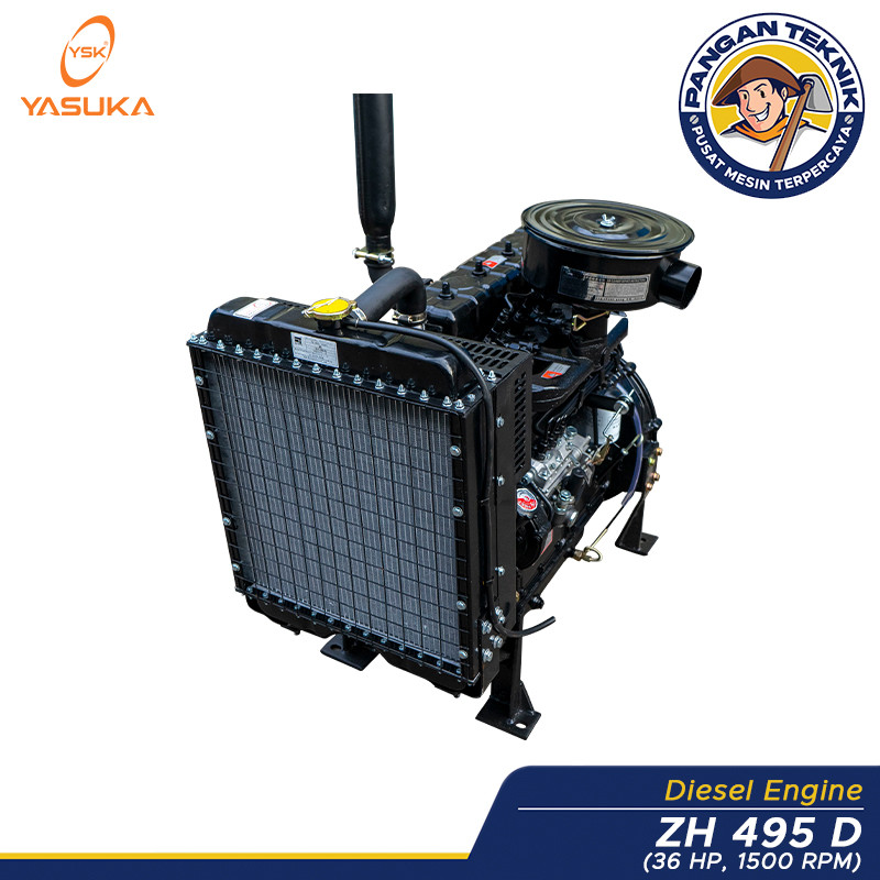 ZH 495D 36 PK | Mesin Diesel  4 Cylinder | Mesin Diesel Kapal Yasuka