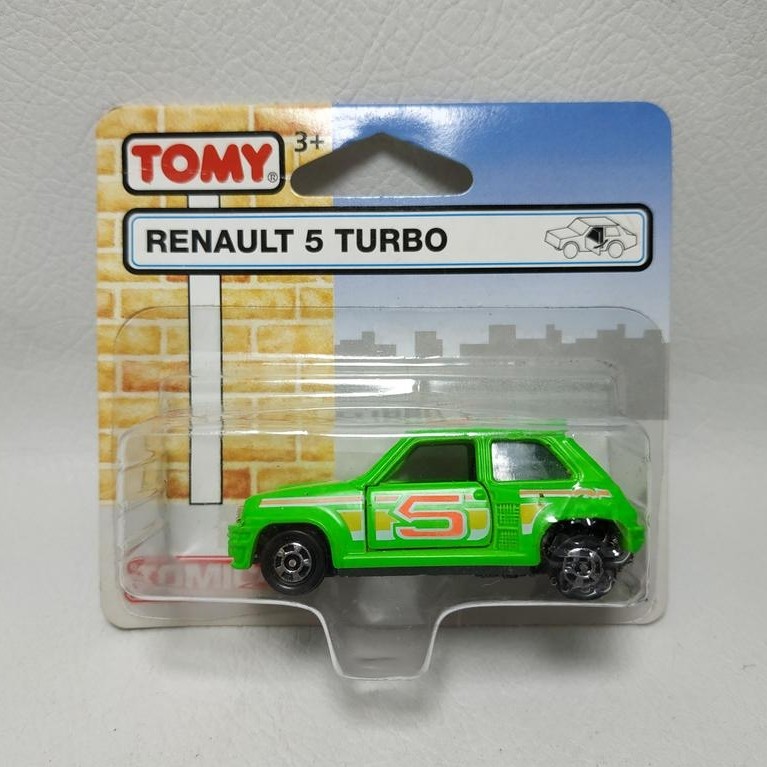 Tomica Tomy Red Tag United Kingdom Market Renault Turbo Carded