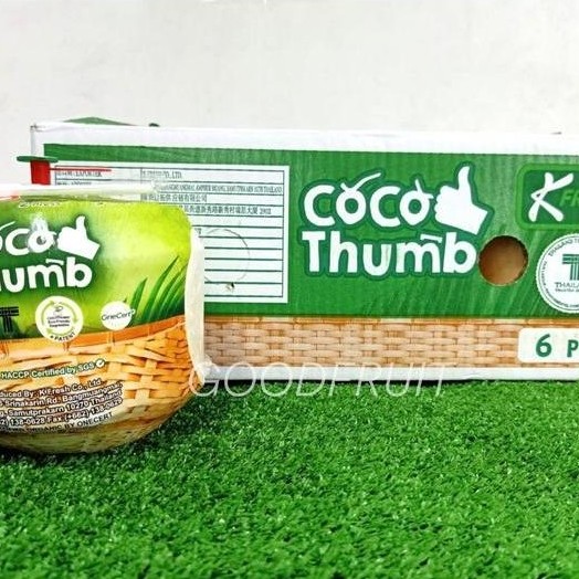 Coco Thumb - Kelapa Muda Thailand Isi 6Pcs Cocothumb Diskon Sale