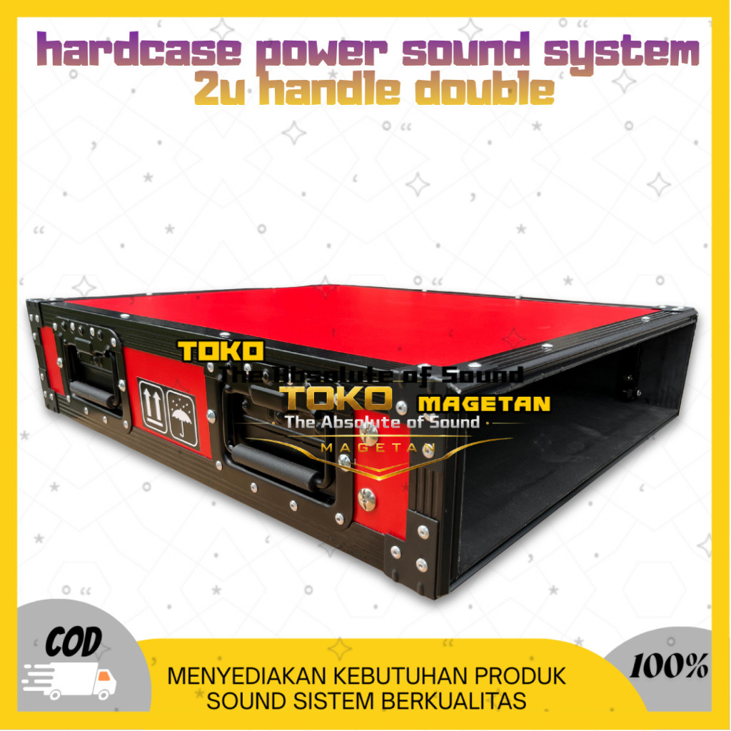 Hardcase Harkis 2u Power Non Tutup Handle 2 Persisi Triplek 12mm
