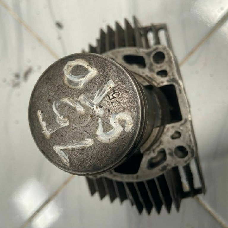 blok boring yamaha alfa sigma os 75 STD belum porting