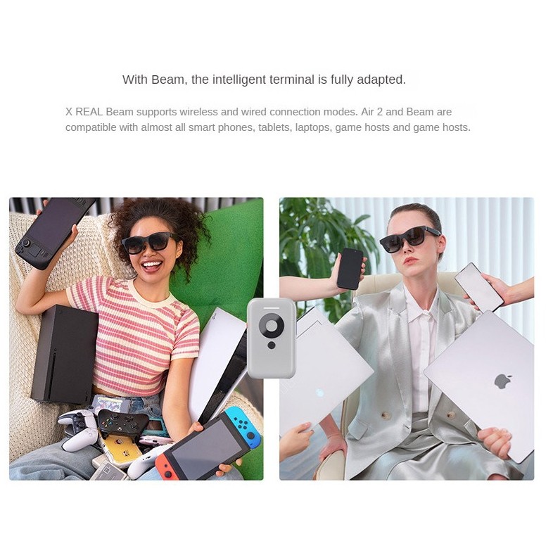 . Xreal Air 2 Nreal Air2 Smart Ar Glasses Micro-Oled Screen 120Hz High -