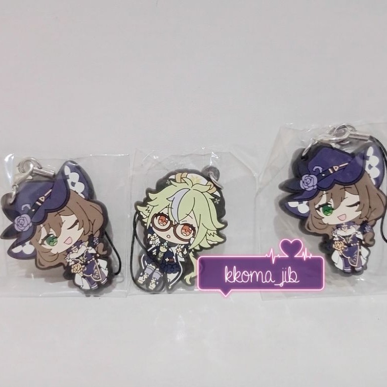 Mihoyo Genshin Impact Lisa Minci Sucrose Rubber Keychain