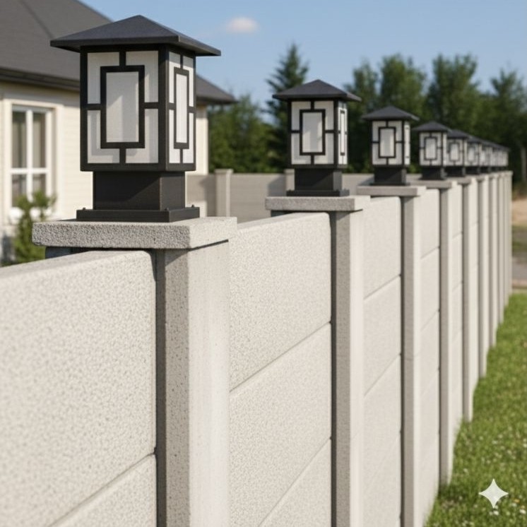 Terlaris LAMPU PILAR PAGAR MINIMALIS LAMPU TIANG PAGAR LAMPU TAMAN BAHAN LOGAM