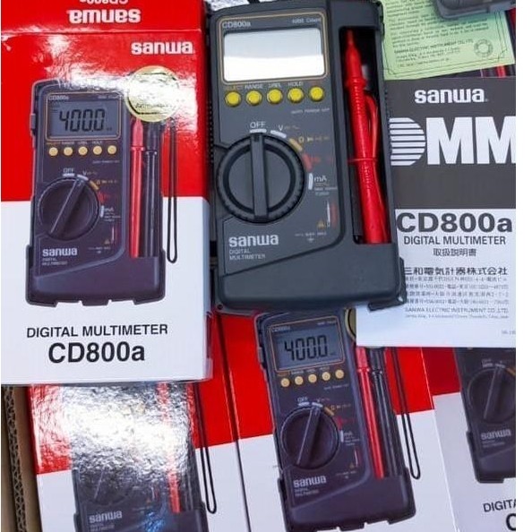 Diskon Sanwa Cd800A Digital Avometer Multitester Ori Sanwa Cd800 Sanwa Cd 800