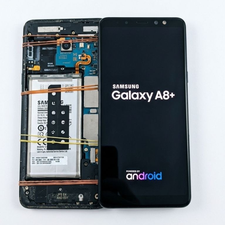lcd Samsung a8+ oled cabutan ori