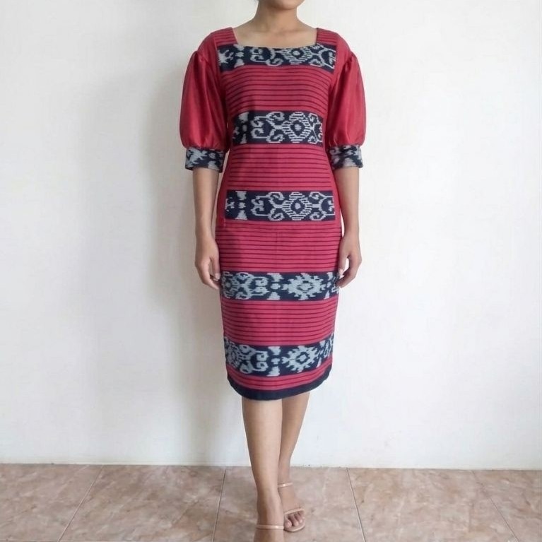 setelan baju rok blus tenun Jepara