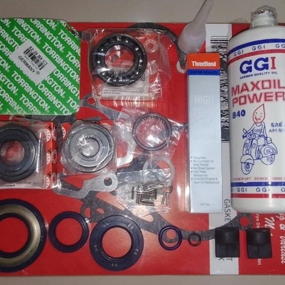 paket bearing torington & fag Made in Germany vespa PX/PS/Excel rubahan 6005 Kruk as besar