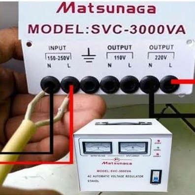 Stabilizer Matsunaga 3000 Watt Stavol Terlaris