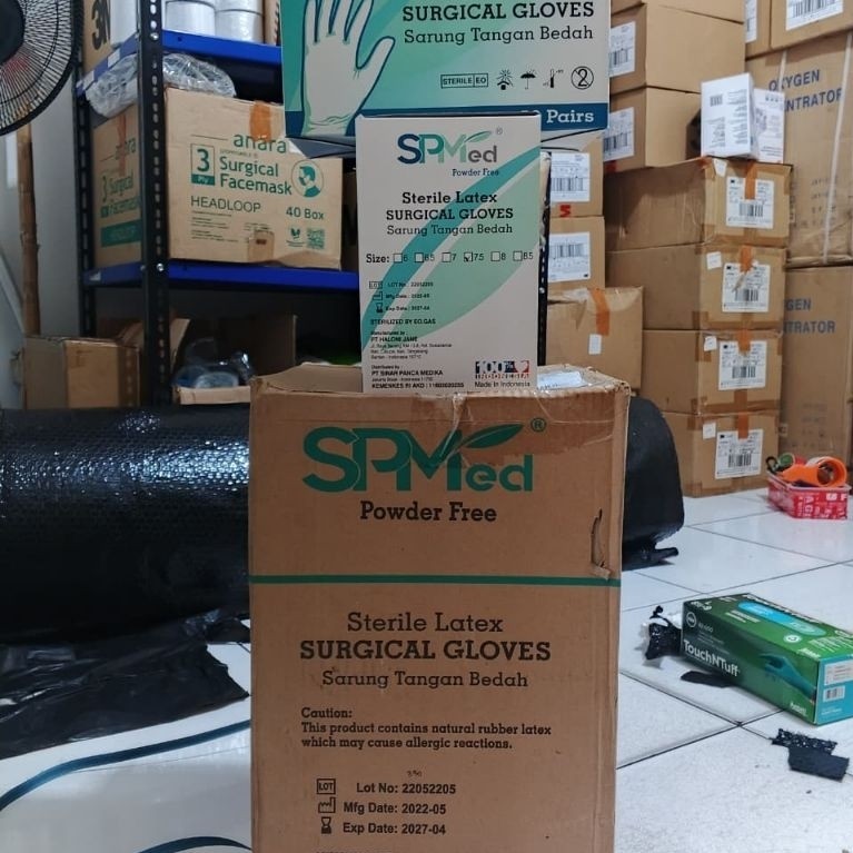SPmed Sarung Tangan Steril uk 7.5