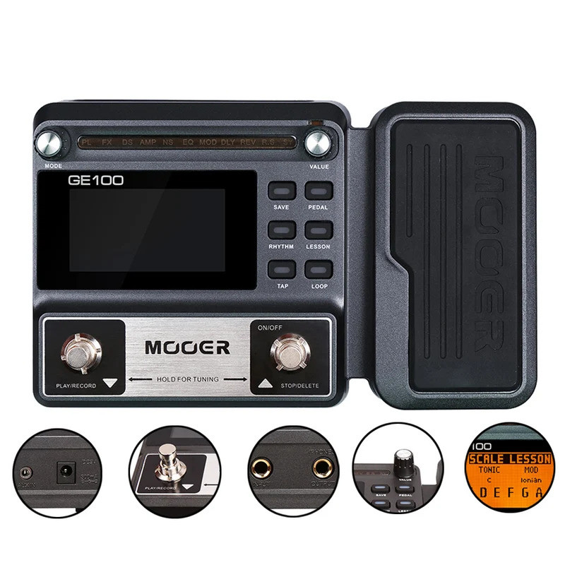 Mooer Multi-Effect Pedal Guitar Parts Accessories Sound Effect Multi-Effects Ge100 Pe100 Mooer Mch1 