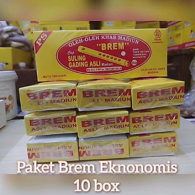 NEW PAKET BREM MADIUN EKONOMIS 10 BOX OLEH OLEH KHAS MADIUN ALAMI JAJANAN FOOD MANIS GROSIR CAMILAN 