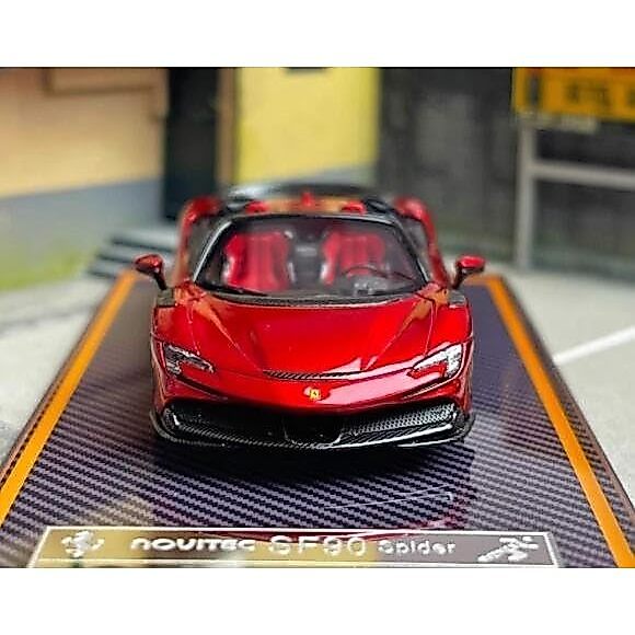 1/64 U2 Ferrari SF90 Spider Novitec Red Rosso Corsa