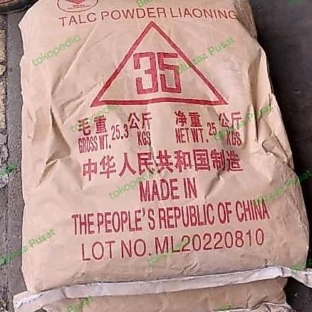TERLARIS - Talc Duco 25kg Talc Duco 1 Sak Talak Duko 25kg Sak Talek Duko Bubuk Talak Liaoning 25kg