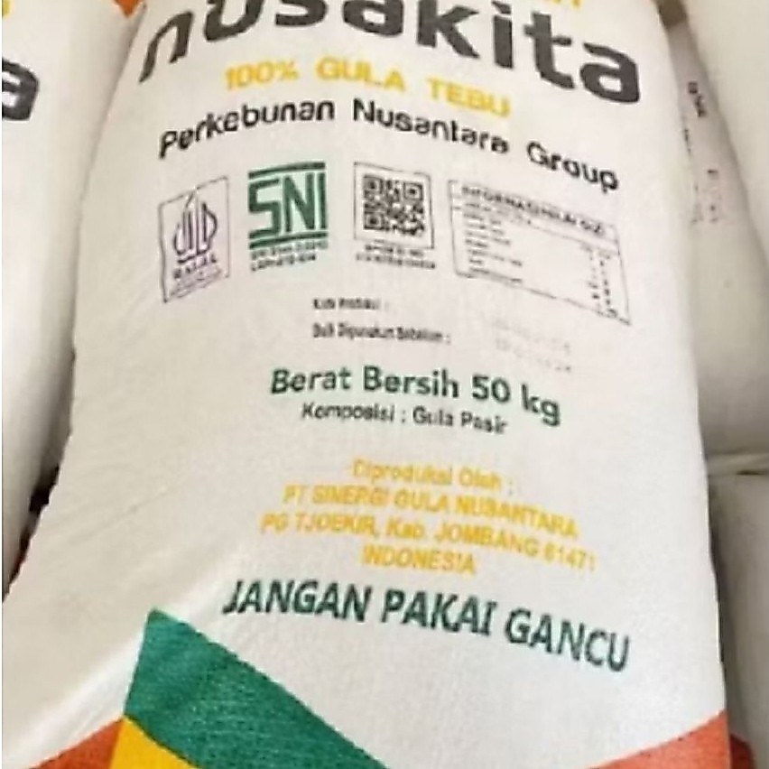 Gula Nusakita 1 Sak 50kg/Gula Pasir Loss 1 Sak 50kg
