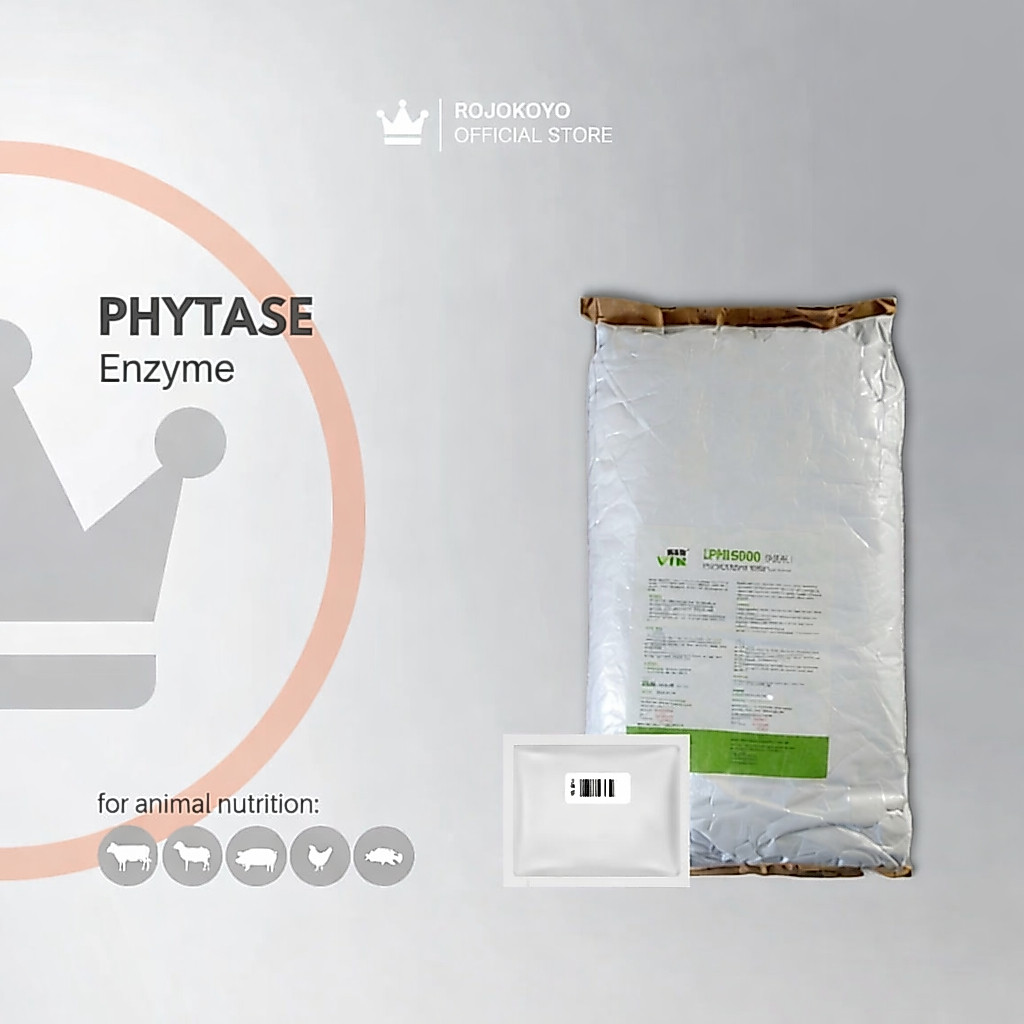 Enzim Phytase 100g – Suplemen Enzim Pakan Unggas Ayam, Bebek, Puyuh