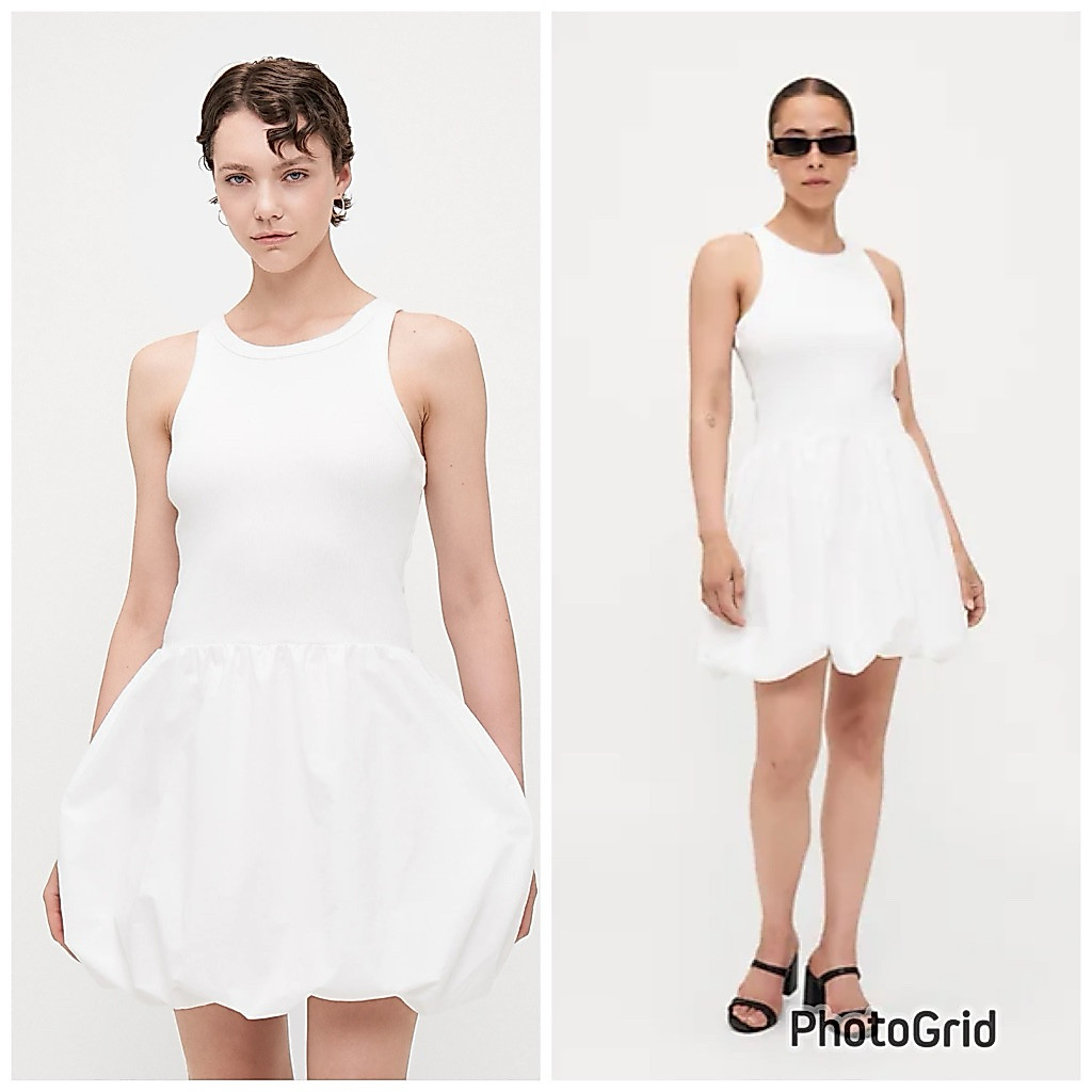 GAP PUTIH DRESS WANITA BRANDED ORIGINA