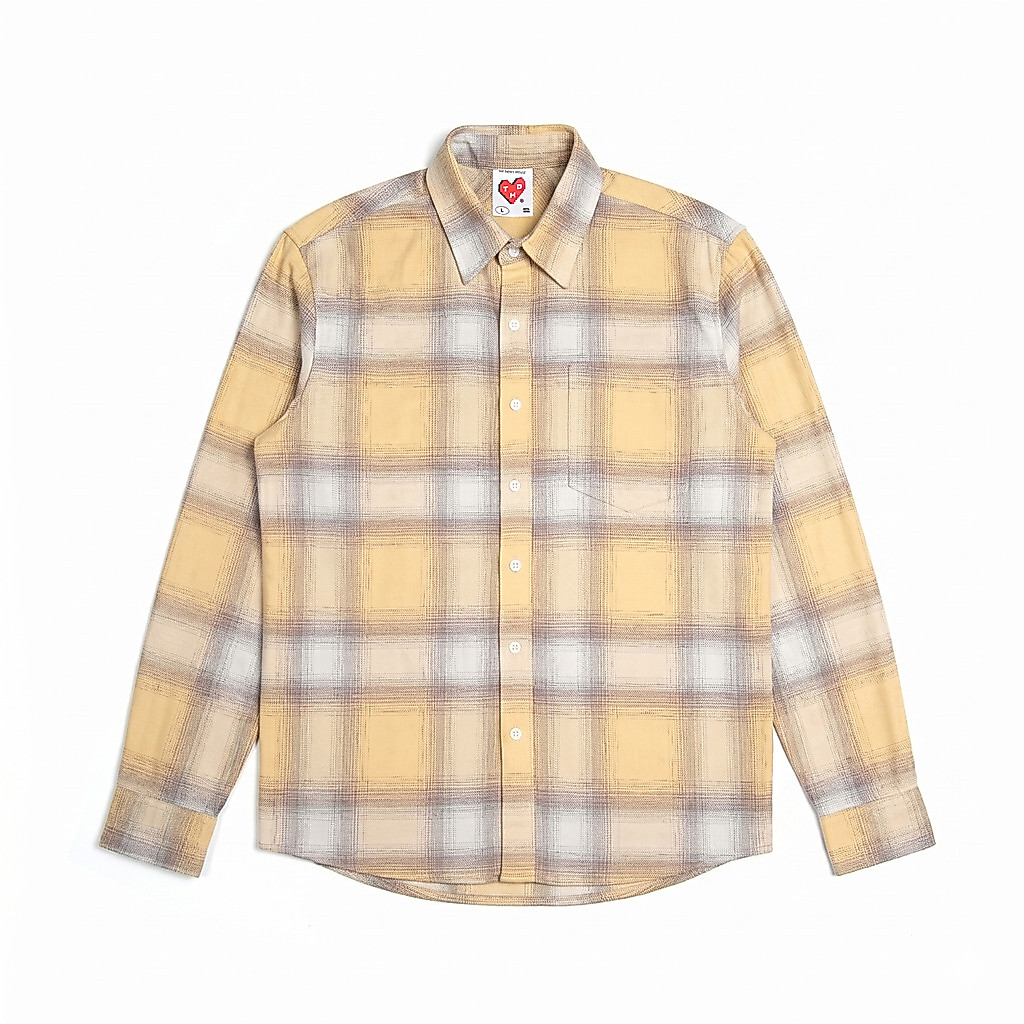 The Don's House BRADLEY LS - Kemeja Flannel Lengan Panjang Polos Reguler  Pria Wanita