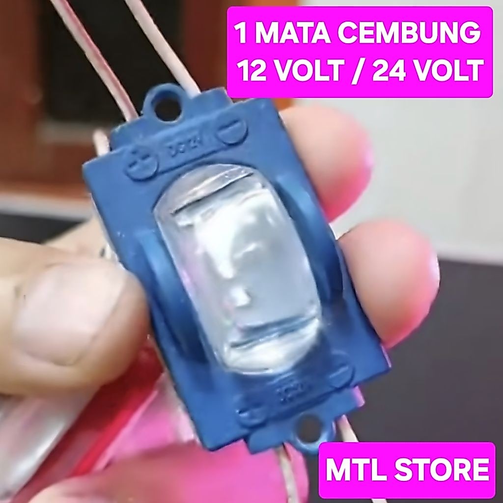 LAMPU LED 1 MATA CEMBUNG 12 V 24 V