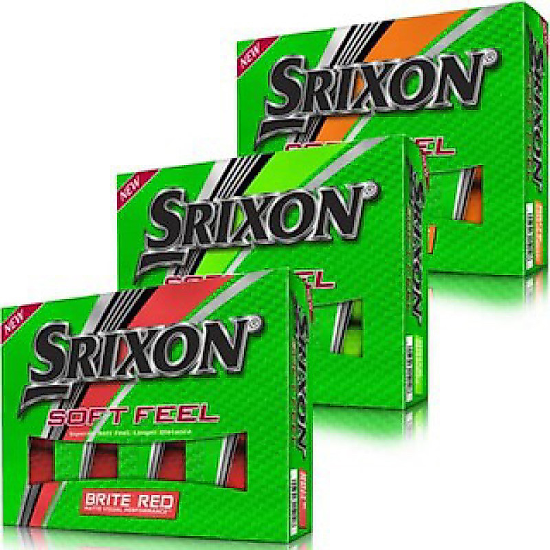Bola Golf Srixon Softfeel & Bola Golf Srixon Distance New Box Isi 12Pcs - BALL GOLF SRIXON