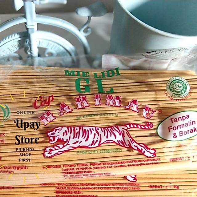 Mie Mi Spageti Lidi Gomak Aceh Kuning Khas Medan Sumatra 1kg / 1000g Rebus Goreng Enak