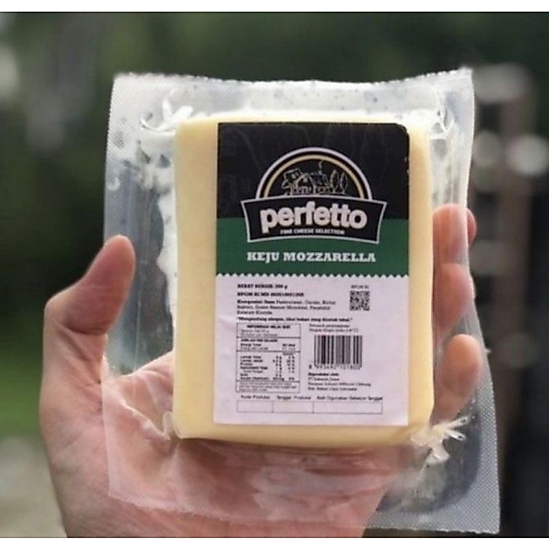 Perfetto Mozarella 250 gram / Keju Mozarella Perfetto