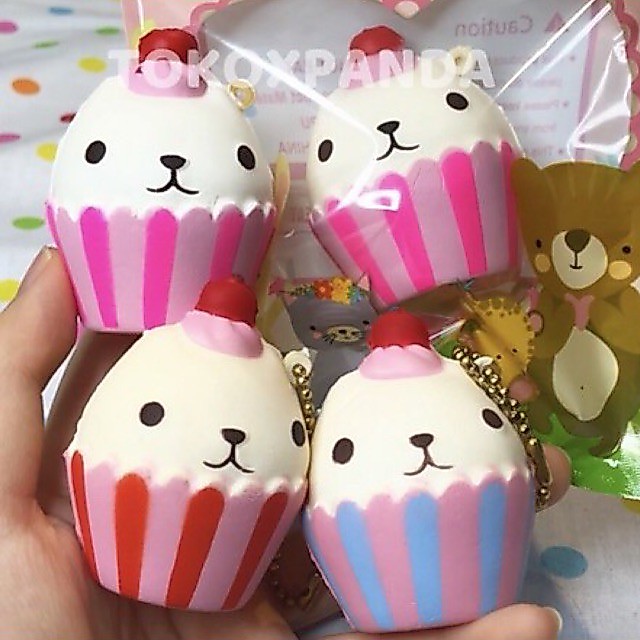 [SALE] SQUISHY KAPIBARASAN CUPCAKE SOFT&SLOW KUCING LUCU CUTE IMUT MAINAN ANAK AMAN LEMBUT