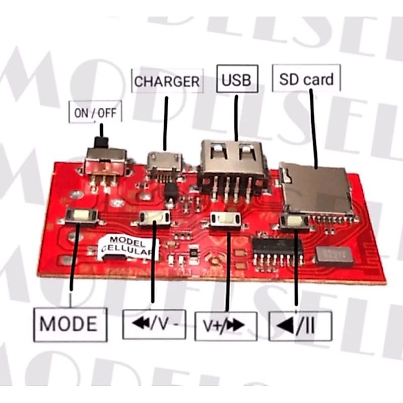 PALING LARIS Kit modul mp3 bluetooth + fm radio/pcb drive speaker bluetooth/modul spiker/mesin modul