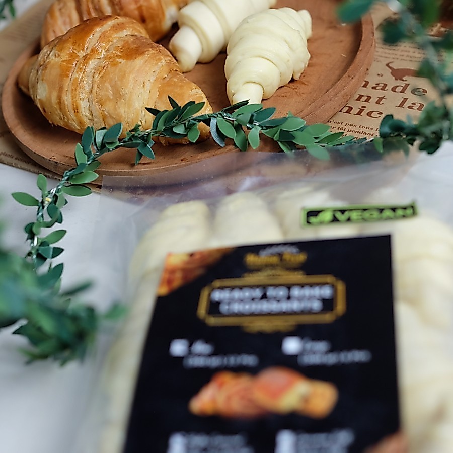 Manna Food Mini Frozen Vegan Croissant isi 12 pcs