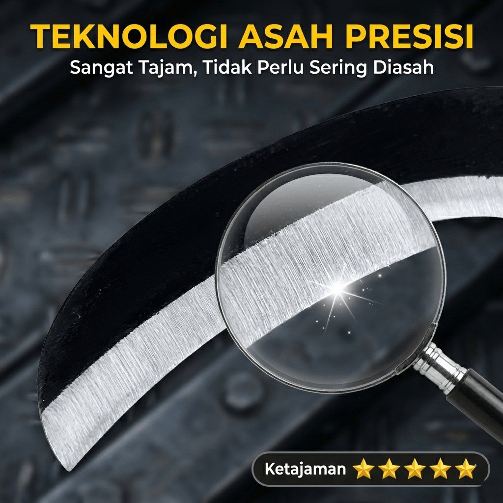 TERMURAH Pisau Pinang Adjustable Sabit Pisau Pinang Sabit Arit Rumput Pemangkas Sabit Sabit Rumput