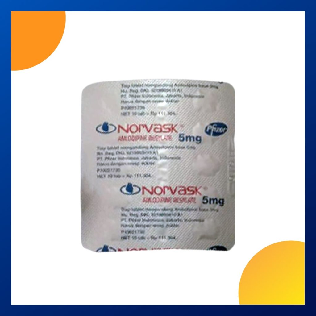 NORVASK 5 MG 1 BLISTER @ 10 TABLET