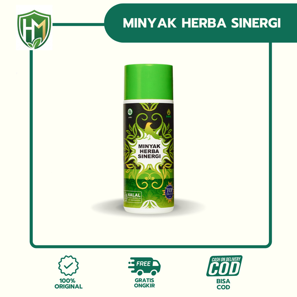 MHS HNI HPAI Minyak Herba Sinergi - Obat Urut Pijat Luka Bakar Memar Gatal