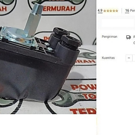 Otomatis Jet Pump SHIMIZU Pressure Switch Pompa Air Sumur Dalam PC375