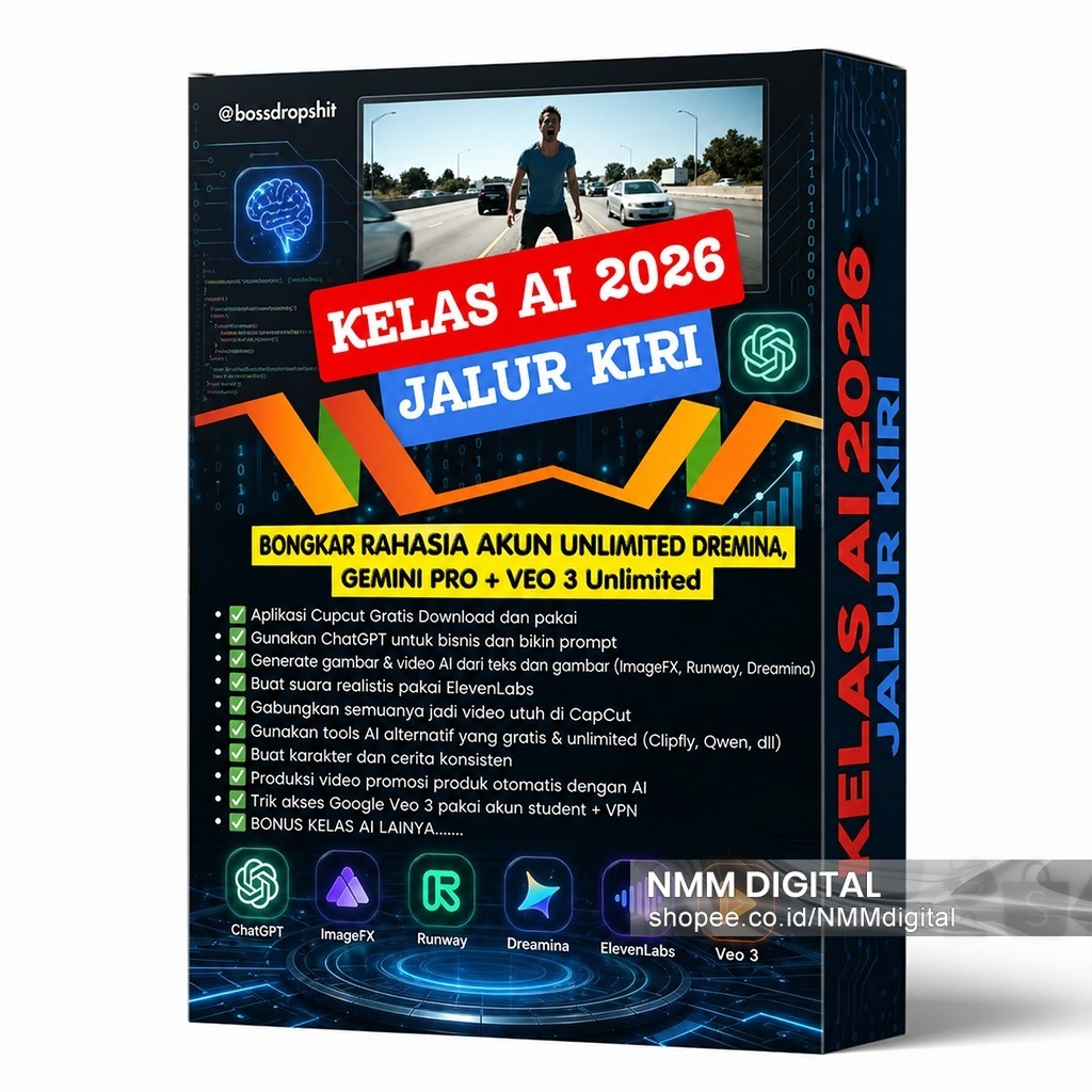 Kelas Ai 2026 Jalur kiri BONGKAR semua Rahasia Para Pemain konten kreator Ai
