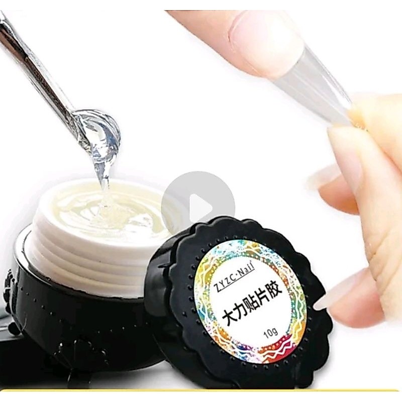 ZYZC Nail Tip Glue / Soft Tip Nail For Nail Extension