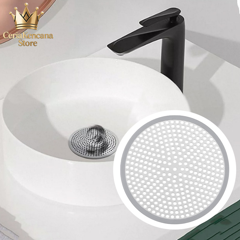 Saringan Pembuangan Anti Bau Serangga Stainless Floor Drain Cover Kamar Mandi Dapur