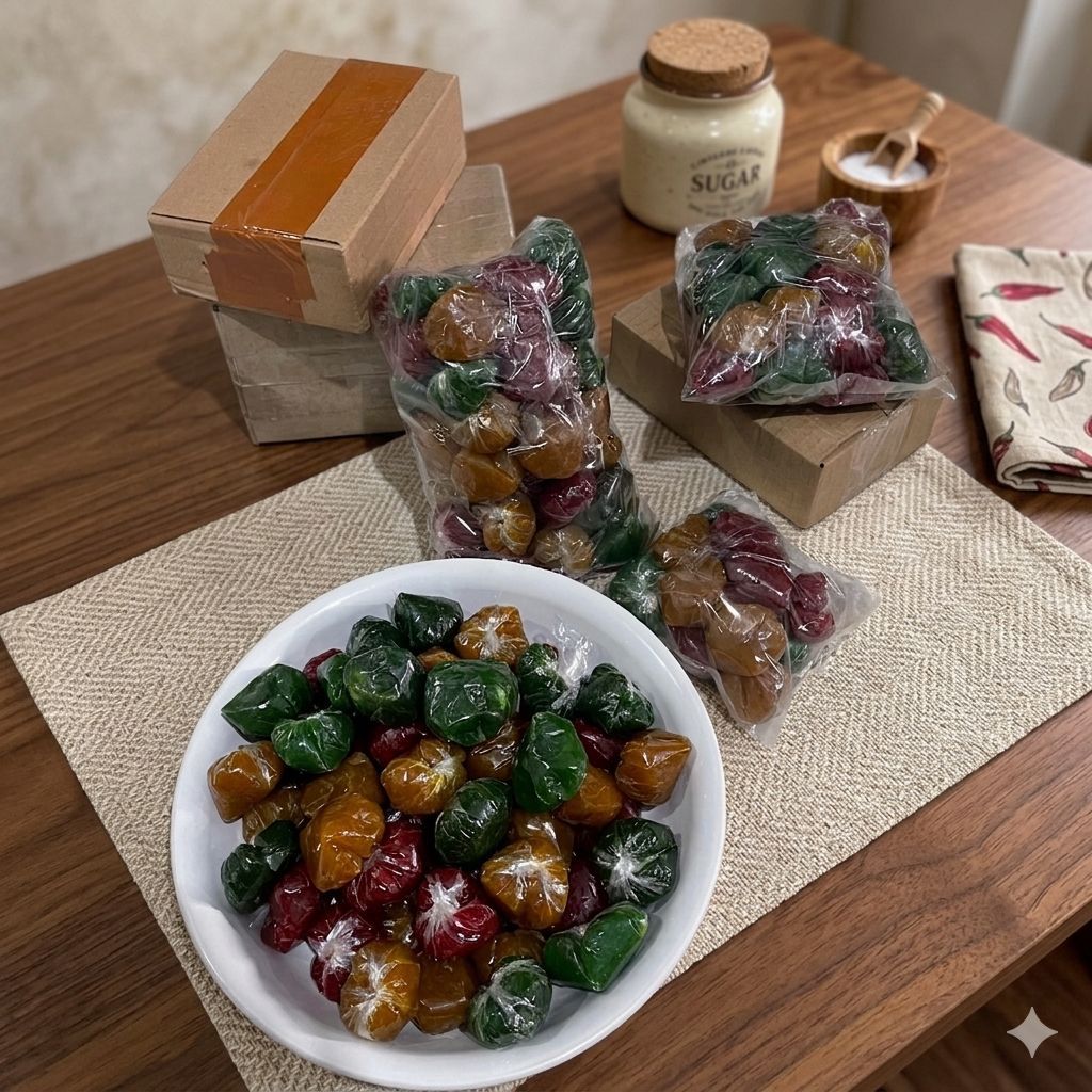 Dodol Garut | 1 kg DODOL BUAH-BUAHAN (ASEM) Aneka Rasa Asli Khas Garut