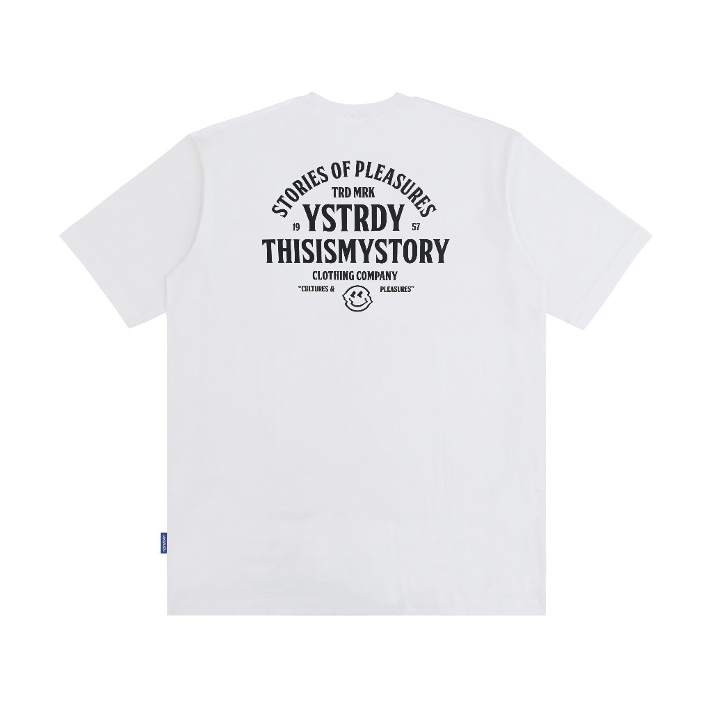 Yesterday – Baju Kaos Distro Pria Original T-Shirt Pria Cowok Keren Putih Stories