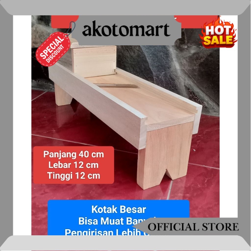 Pengiris bawang JATI BELANDA Ukuran BESAR/ Irisan bawang merah/Pengiris serbaguna LR