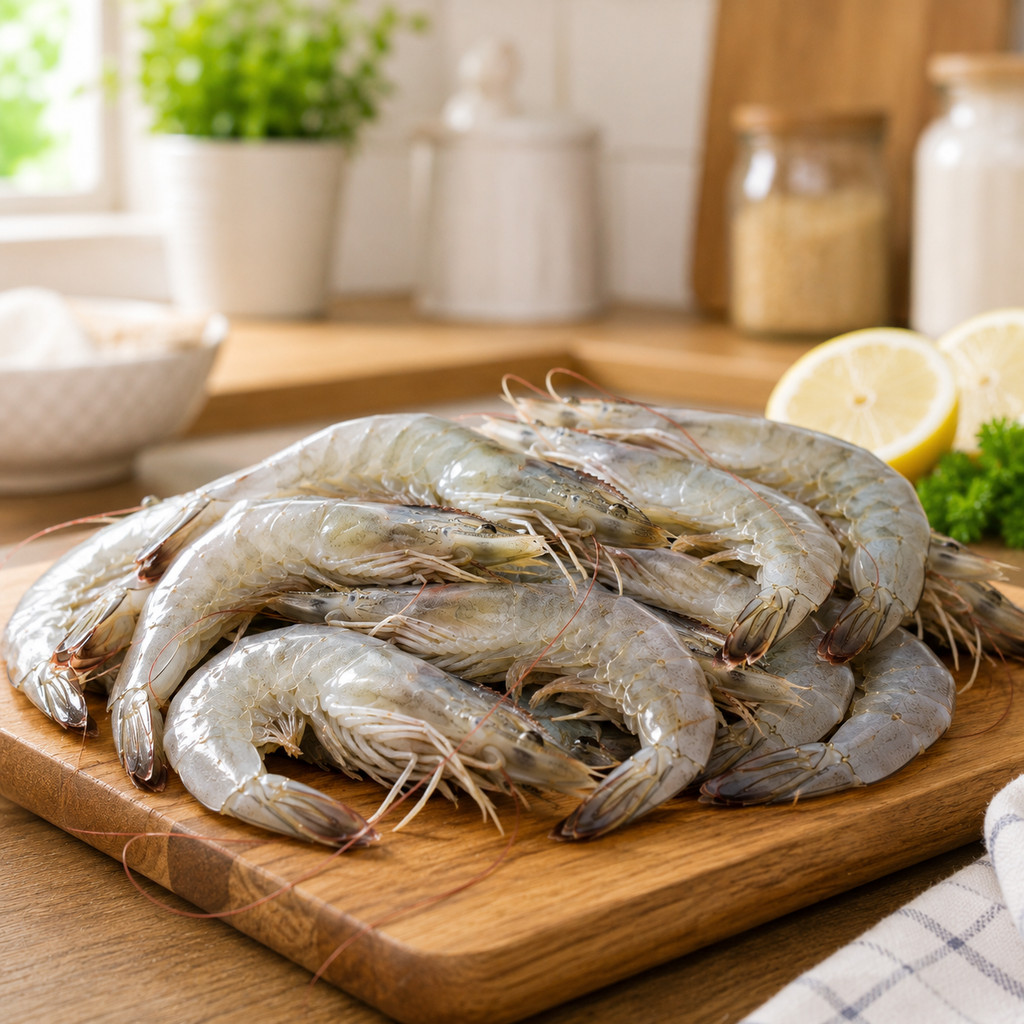 Udang Vaname Kecil / Udang Peyek 500gr - Fresh Frozen untuk Peyek, Goreng & Masakan