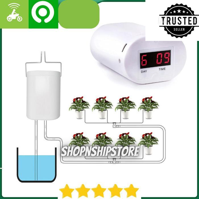 Alat Siram Penyiram Tanaman Otomatis Timer Pompa Irigasi Air 8 Head